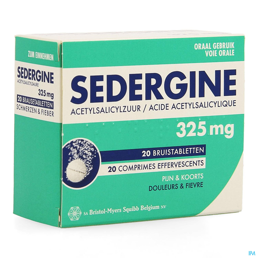 Sederegine 20x325mg, Comprimés Effervescents | Etat grippal (curatif et préventif)