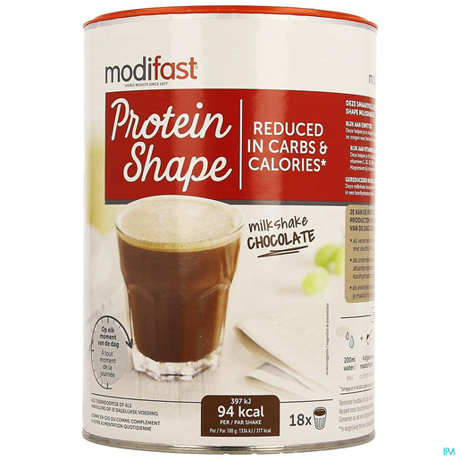 Modifast Protein Shape Milkshake Chocolade 540 g | Uw afslankingsproducten aan de laagste prijs