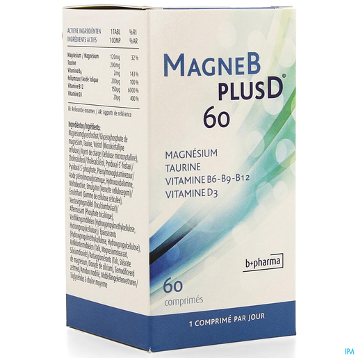 Magne B Plus D 60 Comprimés | Calcium - Vitamines D