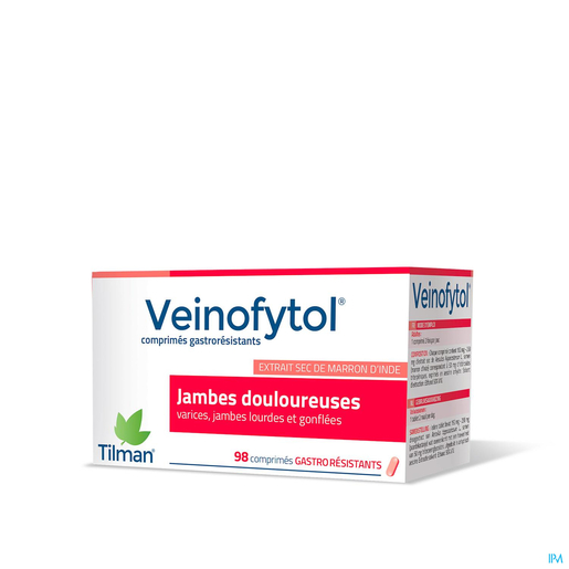 Veinofytol Comprimés Gastrorésistants 98x50mg | Crampes musculaires