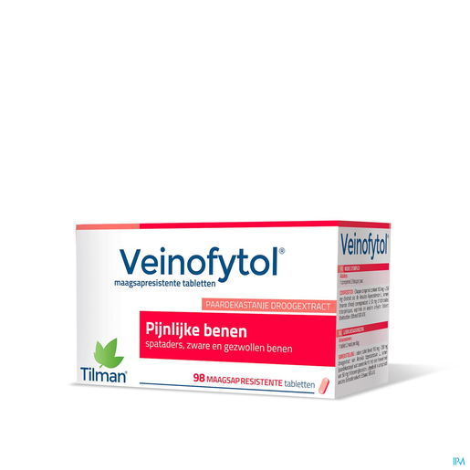 Veinofytol Maagsapresistente Tabletten 98 x 50 mg | Spierkrampen
