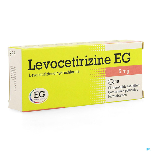 Levocetirizine EG 5mg 10 Comprimés | Peau