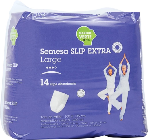 Marque Verte Semesa Extra Large 14 Slips Mixtes | Changes - Slips - Culottes