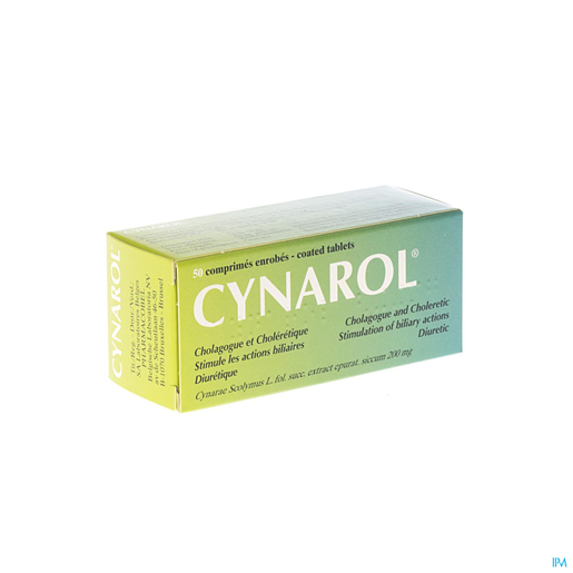 Cynarol 200mg 50 Comprimés Enrobés | Foie - Pancréas