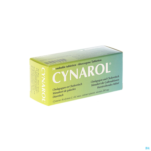 Cynarol 200mg 50 omhulde tabletten | Lever - Pancreas