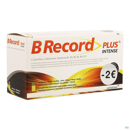 Bb Record Intense Fioles 10x10ml Promo -2€ | Vermoeidheid - Herstel