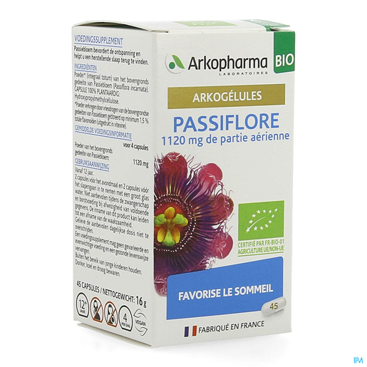 Arkogelules Passiflore Vegetal 45 Bio | Stress - Relaxation