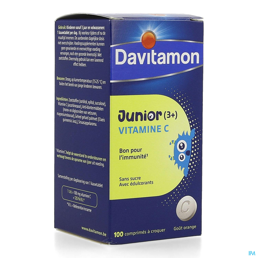 Davitamon Junior Vitamine C 100 Comprimes | Vitamine C