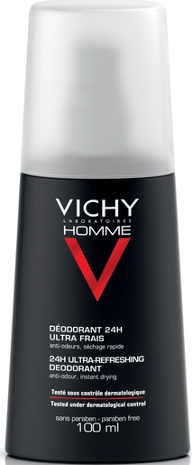Vichy Man Ultra Fris Deodorant Verstuiver 100ml | Deodoranten