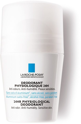 La Roche-Posay Fysiologische Deodorant 24u Roll-On 50ml | Klassieke deodoranten