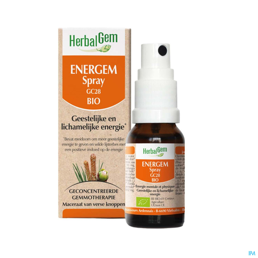 Herbalgem Energem Spray Gc28 Bio Compl. Energ.10ml | Bioproducten