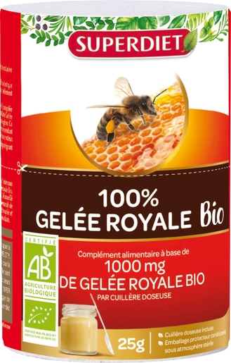 SuperDiet Gelée Royale Bio Pot 25g | Produits Bio