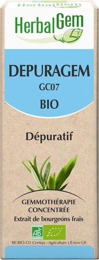 Herbalgem Depuragem Complexe Dépuratif BIO Gouttes 50ml | Drainage - Detox
