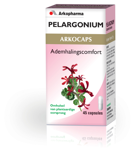 Arkocaps Pelargonium 45 Capsules | Ademhaling - Neus