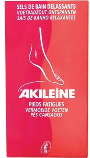 Akileine Rouge Zouten voor Voetbad Zakje 2x150g | Vermoeide voeten