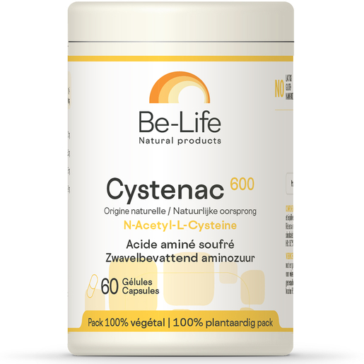 Be-Life Cystenac 600 60 Capsules | Antioxidanten