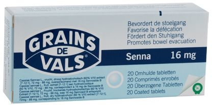 Grains De Vals Senna 20 tabletten | Constipatie