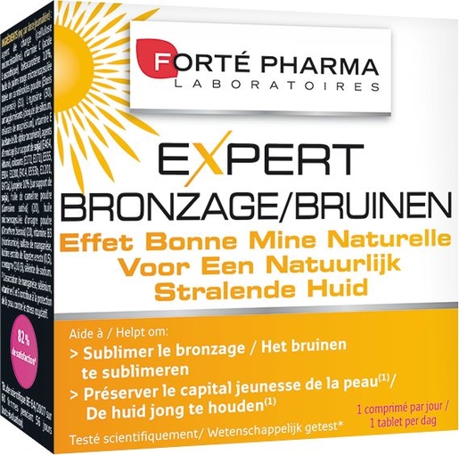 Bronzage Expert 28 Tabletten | Voedingssupplementen en bruiningsactiverende producten