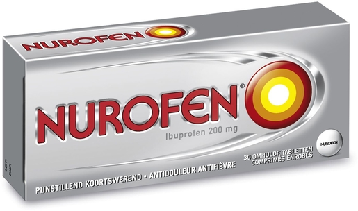 Nurofen 200mg 30 Filmomhulde Tabletten | Pijnlijke maandstonden