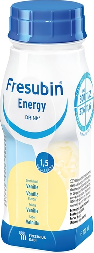 Fresubin Energy Drink Vanille 4x200ml | Orale voeding