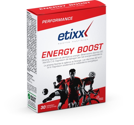Etixx Energy Booster Guarana 30 Comprimés | Performance