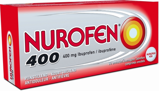 Nurofen 400mg 30 Filmomhulde Tabletten | Hoofdpijn - Diverse pijnen