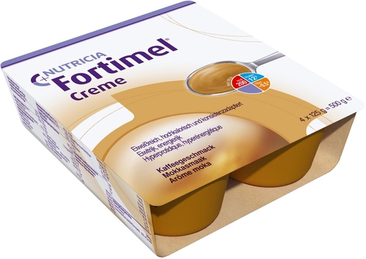 Fortimel Crème Mokka 4x125g | Nutrition orale