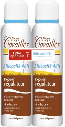 Rogé Cavaillès Déo Soin Régulateur Spray 2 x 150ml (2ème produit à - 50%) | Déodorants classique