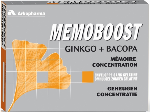 Memoboost Ginkgo Biloba En Bacopa 30 Capsules | Examens - Studies