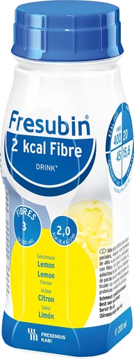 Fresubin 2kcal Fibre Drink Citroen 4x200ml | Orale voeding