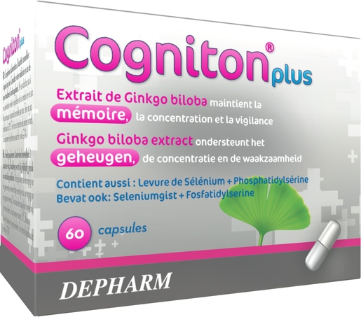 Cogniton Plus 60 Capsules | Geheugen - Concentratie