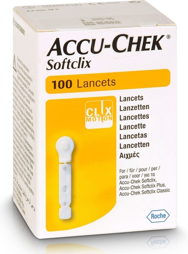 Accu-Chek Softclix 100 Lancets | Diabète - Glycémie