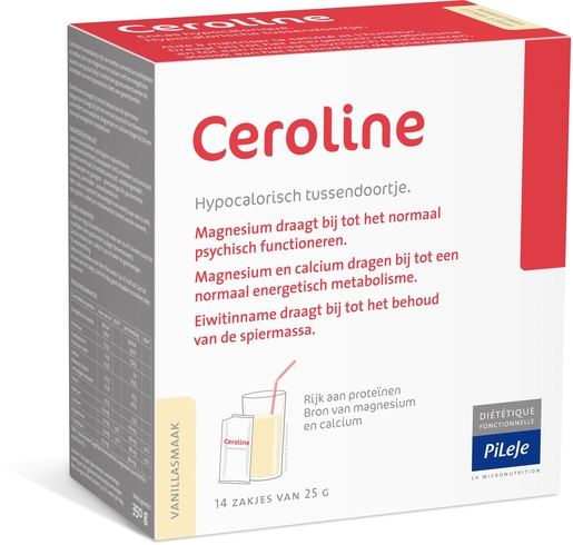 Ceroline Vanille 14 Zakjes Poeder x25g | Eiwitdiëten
