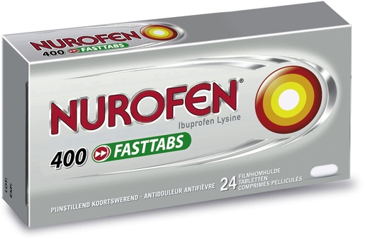 Nurofen 400 mg Fasttabs 24 Tabletten | Pijnlijke maandstonden