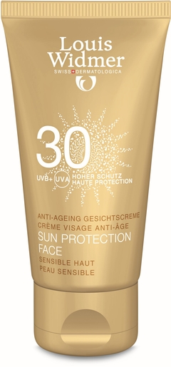 Widmer Sun Protection Gezicht SPF30 Met Parfum 50ml | Dagverzorging