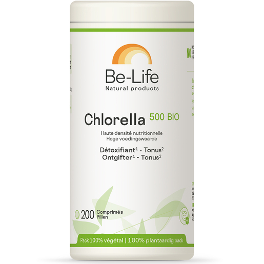 Be-Life Chlorella 500 Bio 200 tabletten | Conditie - Energie