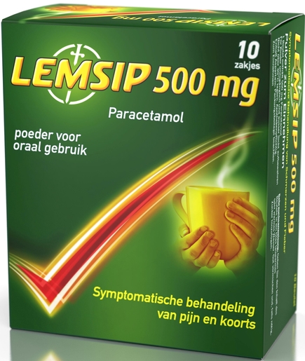 Lemsip Lemon 500 mg 10 Sachets | Maux de tête - Douleurs diverses