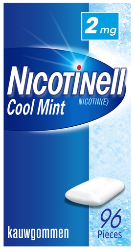 Nicotinell Cool Mint 2mg 96 Kauwgoms | Stoppen met roken