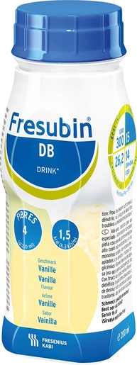 Fresubin DB Drink Vanille 4x200ml | Orale voeding