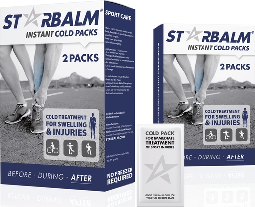 Star Balm Instant Cold Packs 2 Stuks | Warmte- en Koudetherapie