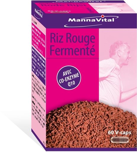Mannavital Riz Rouge Fermente+co Enzyme Q10 | Cholestérol