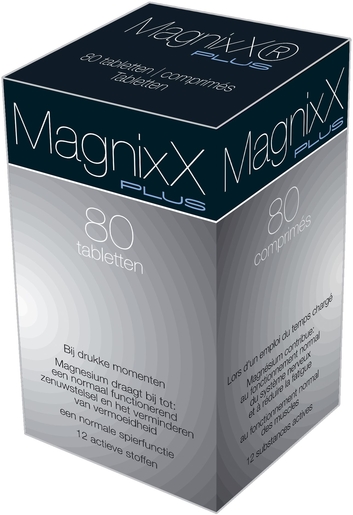 MagnixX Plus 80 Comprimés | Magnésium