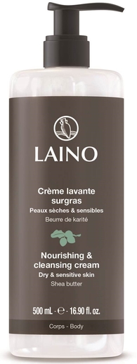 Laino Crème Lavante Surgras Beurre Karité 500ml | Bain - Douche