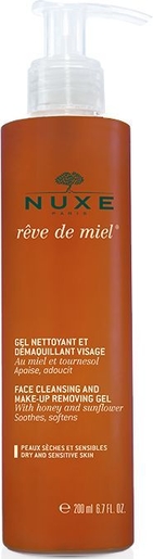 Nuxe Reve De Miel Reinigende en Zuiverende Gel Gezicht 200ml | Make-upremovers - Reiniging