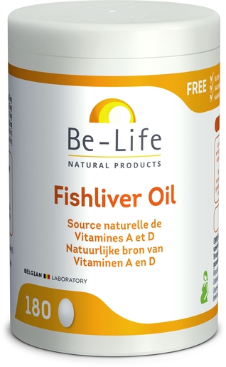 Be-Life Fishliver Oil 180 Capsules | Vitaminen D