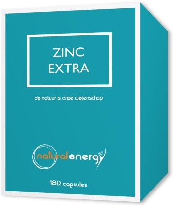 Zinc Extra Natural Energy 180 Capsules | Zink