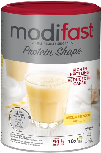 Modifast Protein Shape Milkshake Vanille 540g | Eiwitdiëten