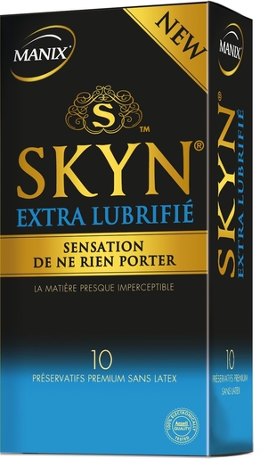 Manix Skyn Extra Lubricated Preservatifs 10 | Préservatifs