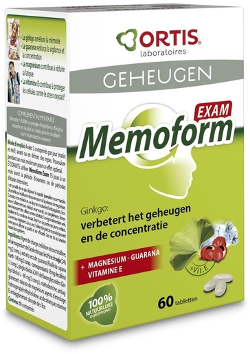 Ortis Memoform Exam 60 Tabletten | Examens - Studies