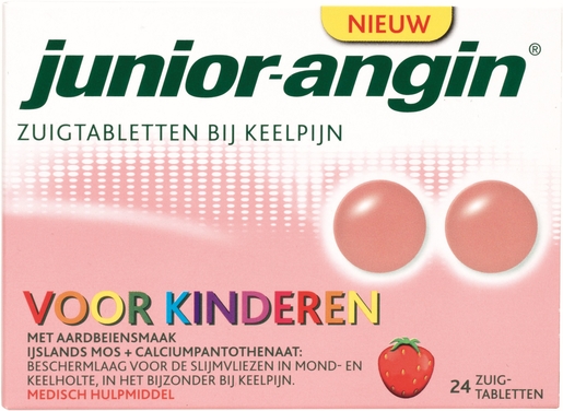 Junior-Angin 24 Zuigtabletten | Verzacht de keel